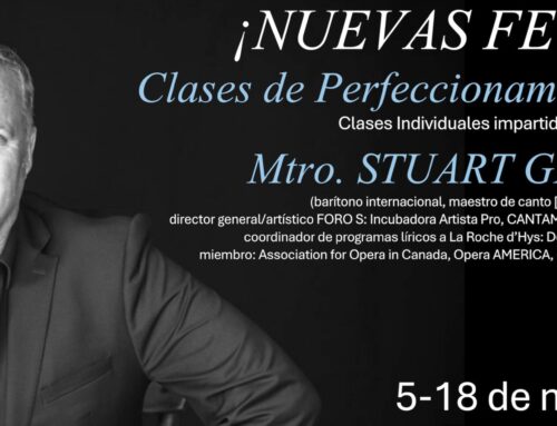 TALLER LÍRICO CDMX, MÉXICO: 5 – 18 de noviembre 2025