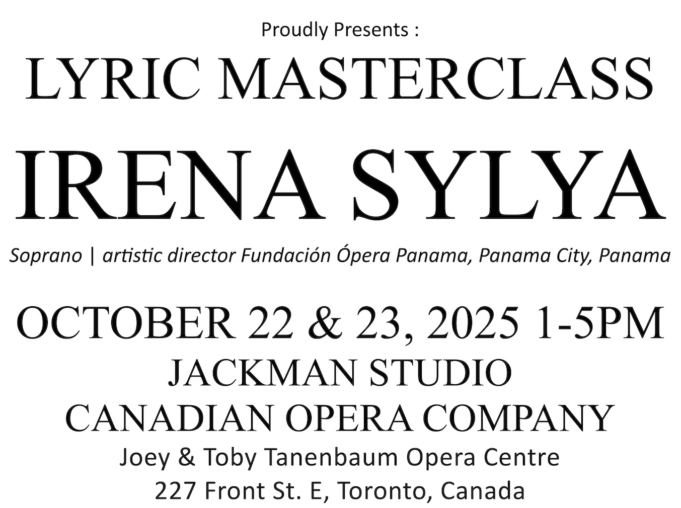 Masterclass – Irena Sylya – cell 1