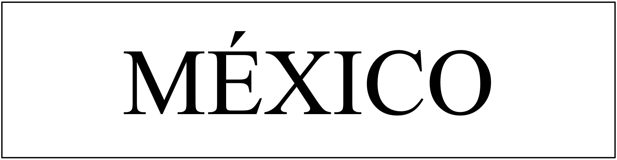 MÉXICO – HEADING